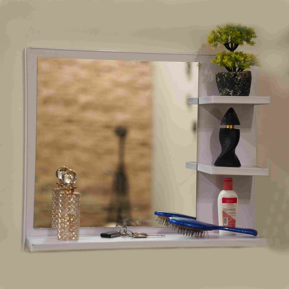 Wall Mirror With Shelf